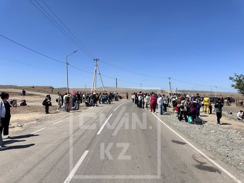 Что-то пошло не так: около сотни человек оказались брошенными на полдороге к фестивалю тюльпанов в Жамбылской области