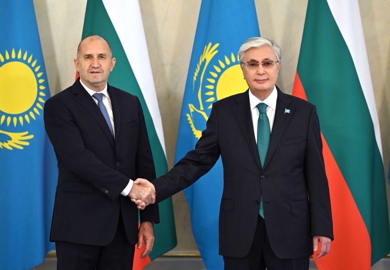 «Один из важнейших партнёров»: Токаев провёл переговоры с президентом Болгарии