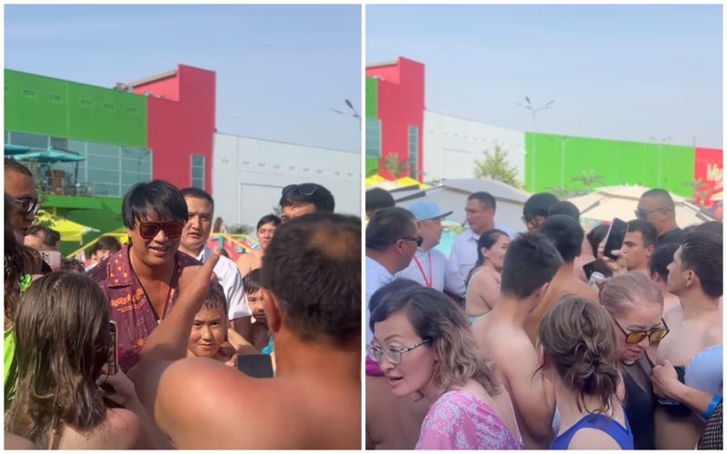 Полуголые фанаты чуть не затоптали певца Беркута