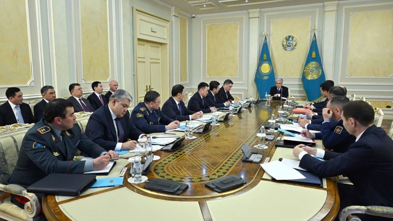 Токаев провёл заседание Совета Безопасности