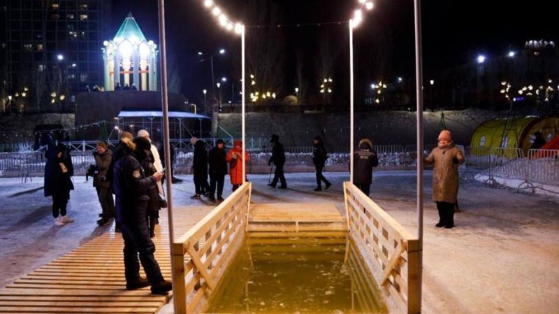 Где в Астане пройдёт Крестный ход и будут установлены купели