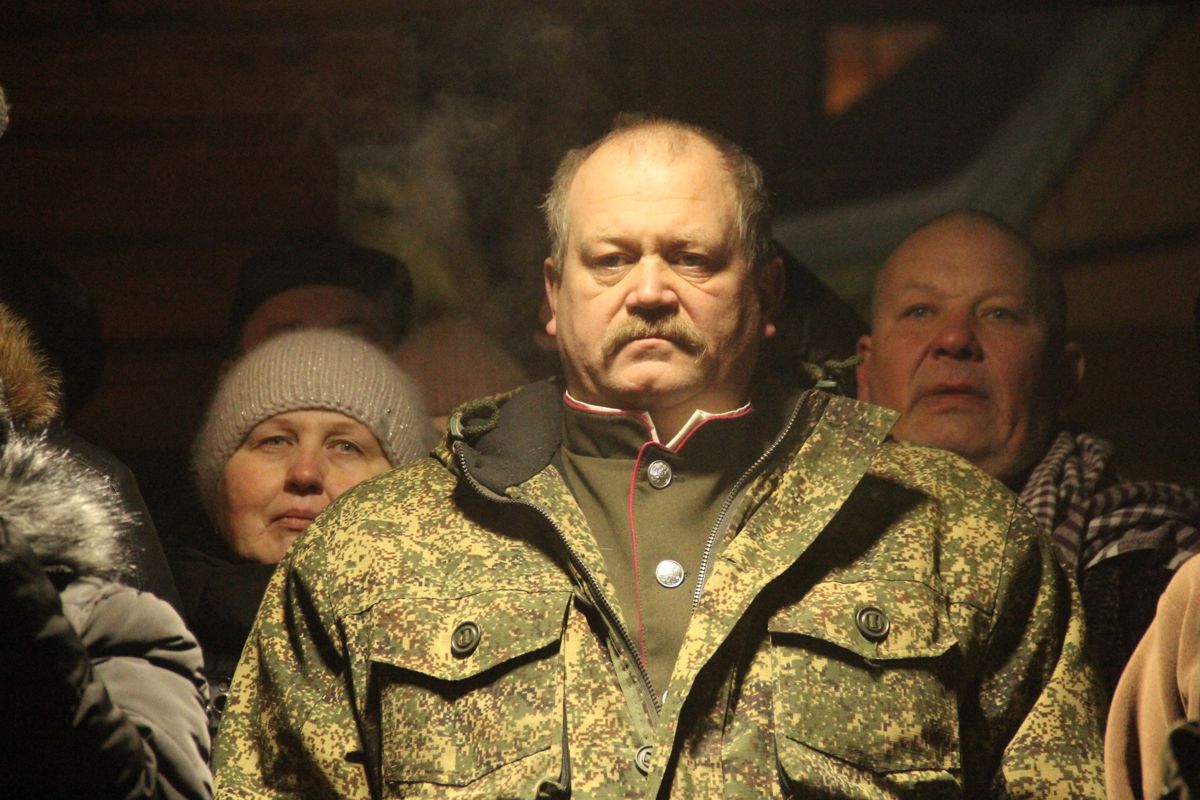 Казак на Крещении