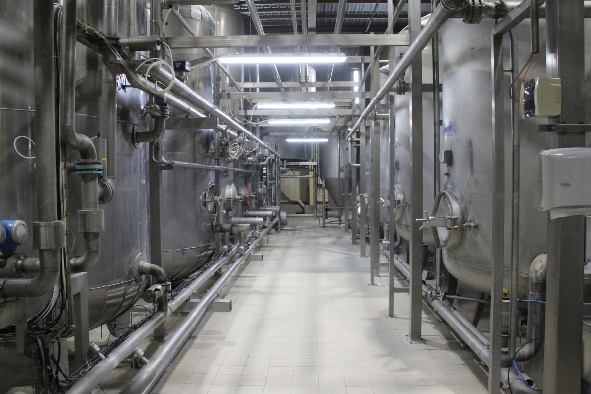 Фильтрационный цех пивзавода