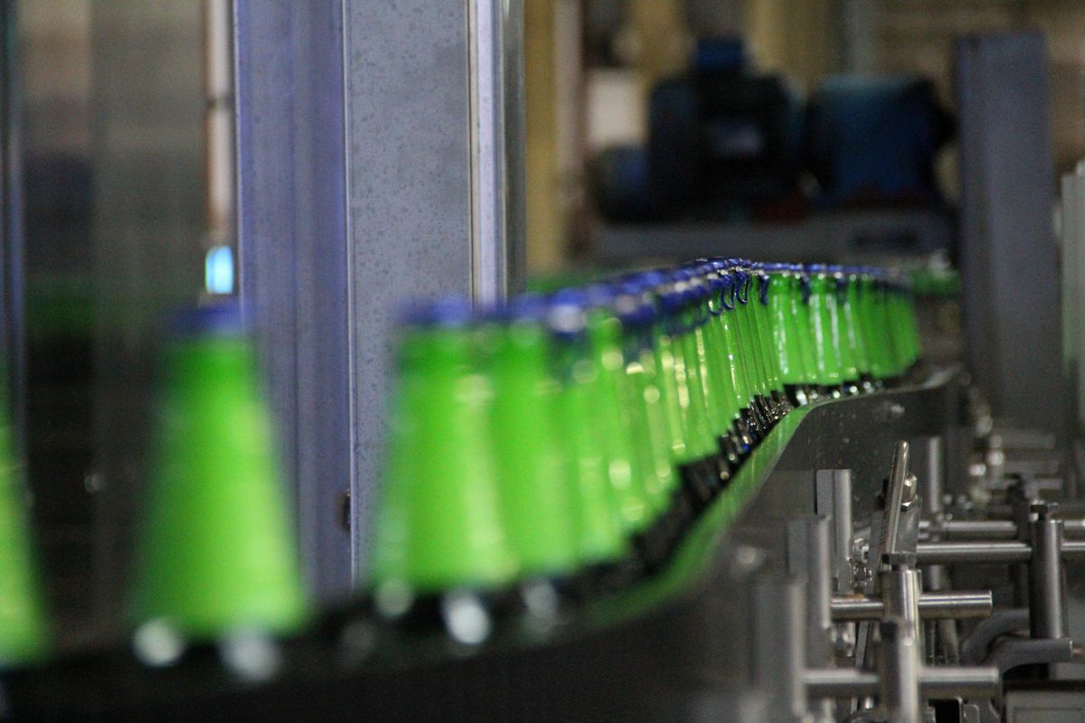 Пиво на конвейере