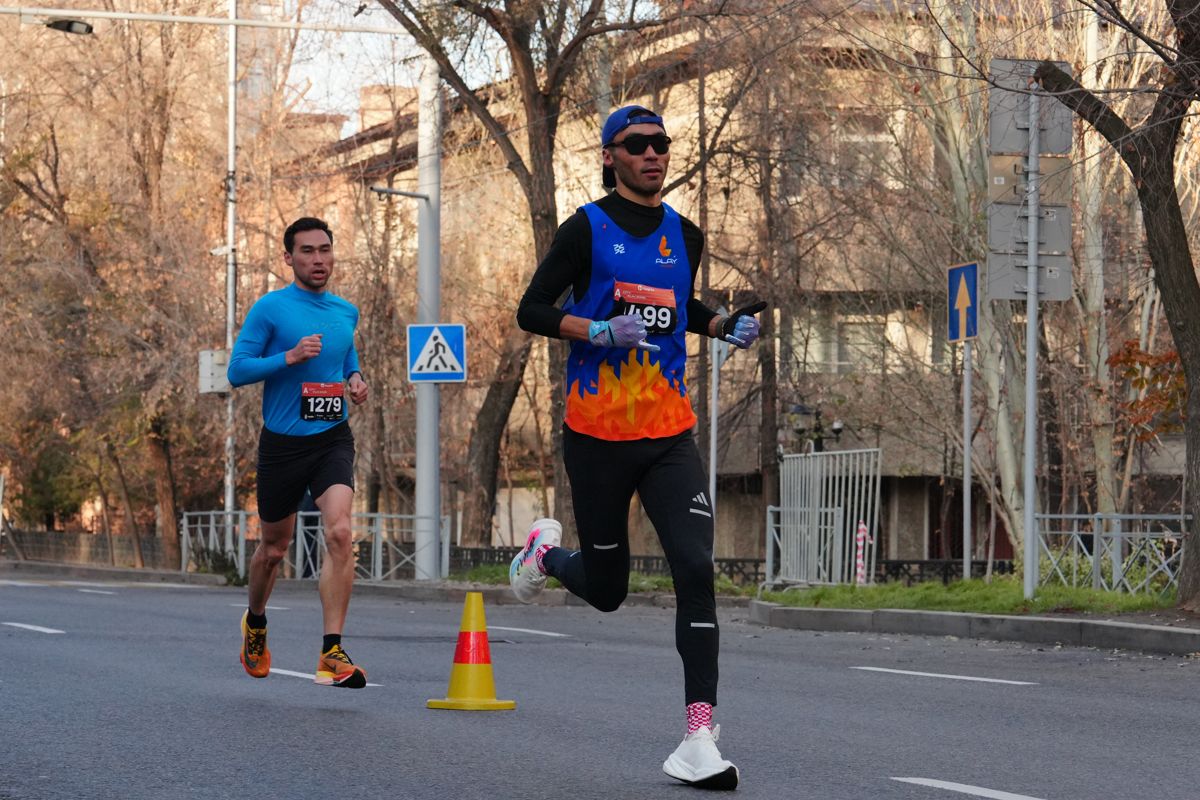 Мадияр Айтказин входит в число самых быстрых бегунов на Almaty Marathon