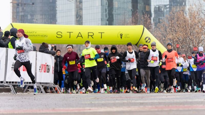 Зимний забег Winter Run пройдёт в Алматы: какие улицы перекроют?