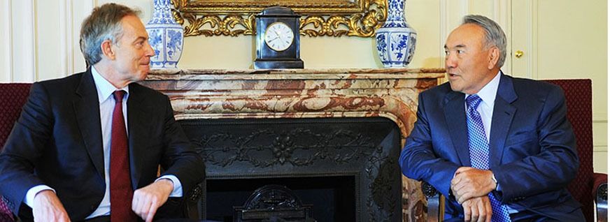 Тони Блэр, Нурсултан Назарбаев