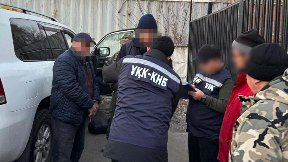 Задержание подозреваемых в Алматы