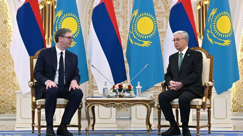 Вучич пригласил Токаева посетить Сербию: о чём говорили президенты двух стран