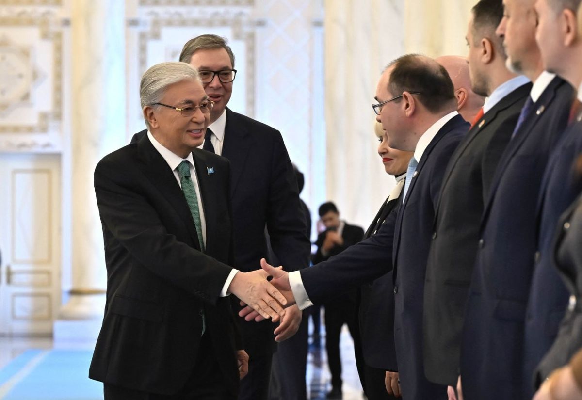 Президенты Сербии и Казахстана в Акорде