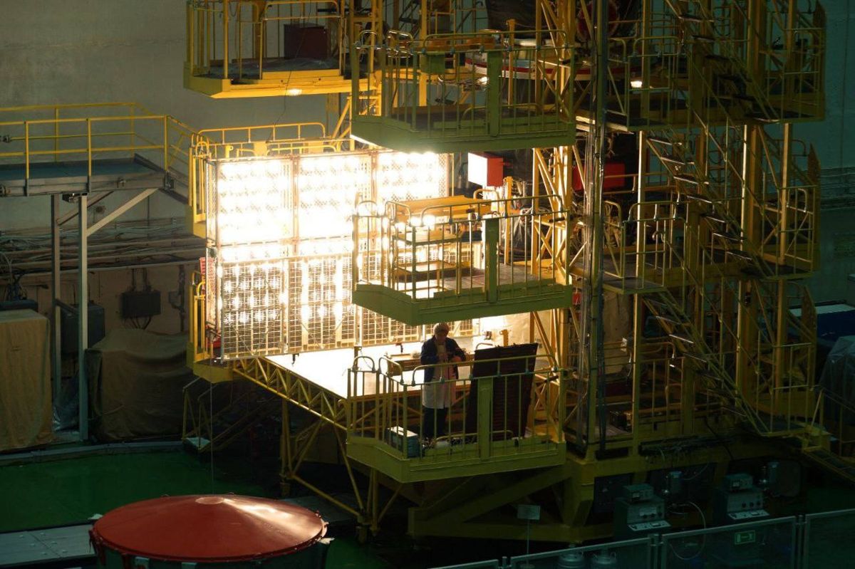 Подготовка к старту ракеты