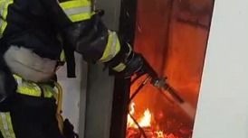 В Астане загорелись лифт и кабель в 21-этажном доме 