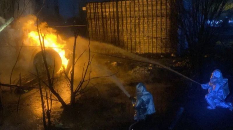 Взрыв газа случился на заправке в Актобе