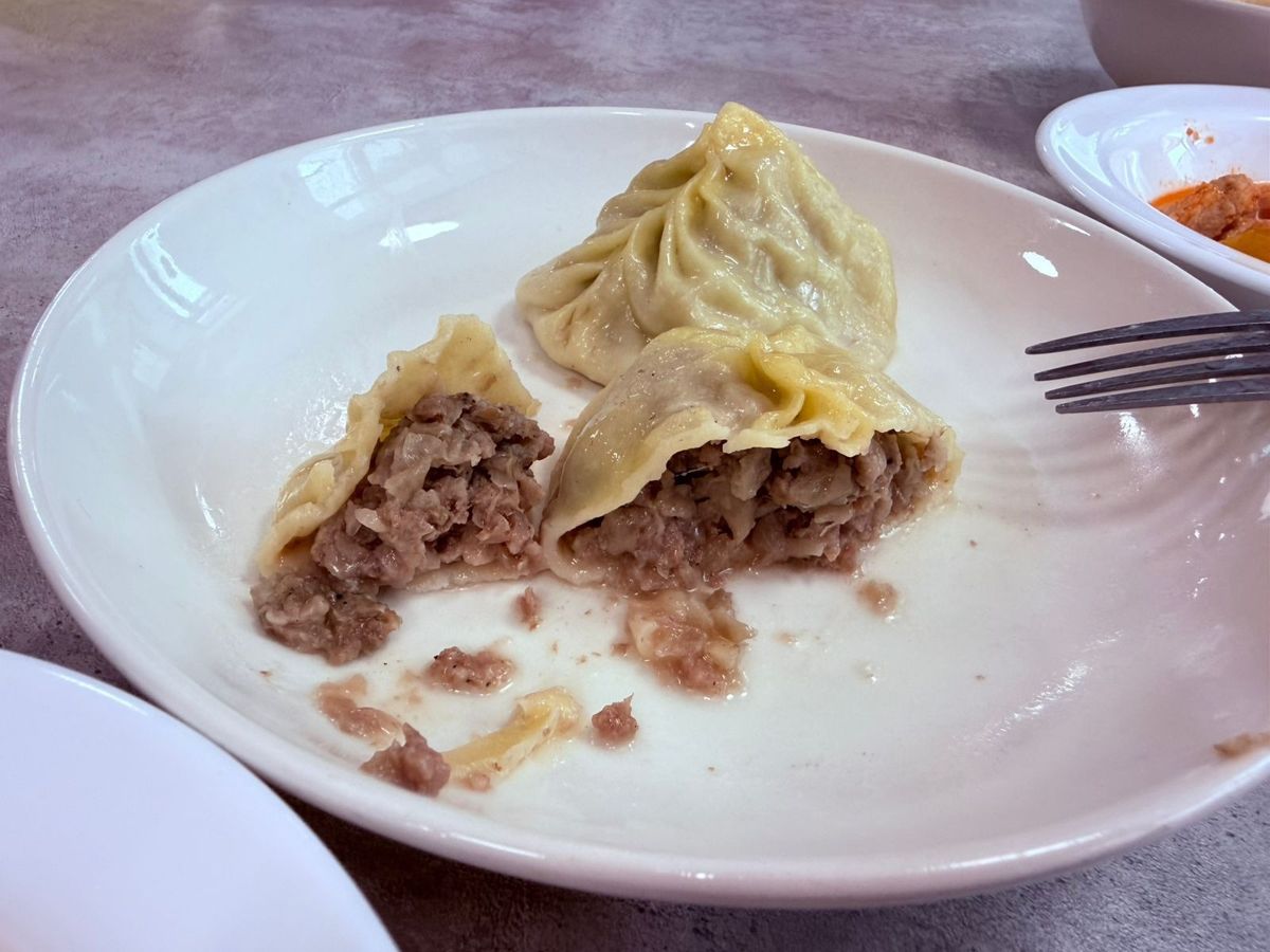 Манты, тарелка