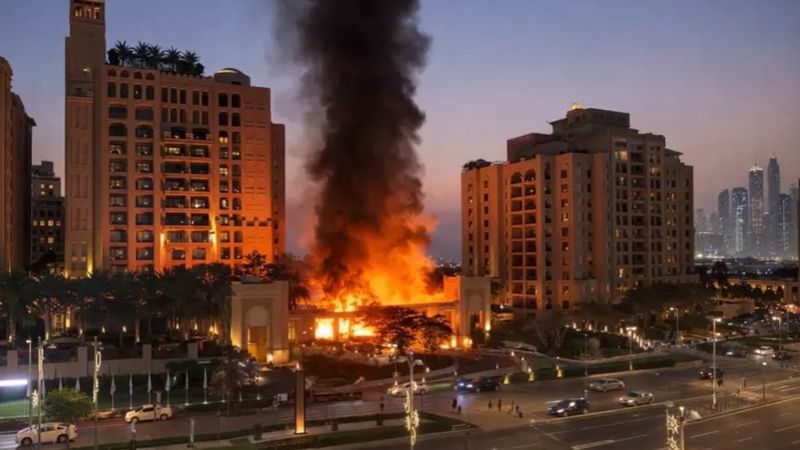 Квартиры казахстанской элиты пострадали при обстреле в Дубае