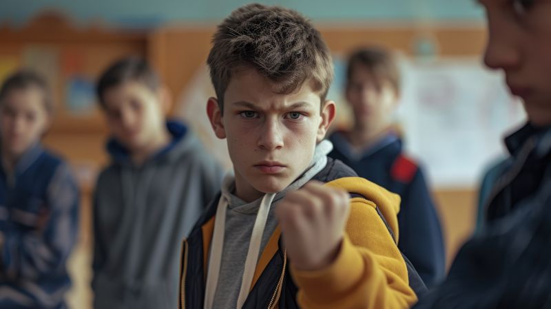 В Актау школьники устроили драку