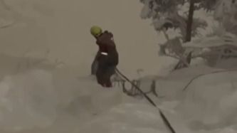 Спасательная операция на горном курорте Шымбулак