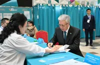 Токаев проголосовал на республиканском референдуме