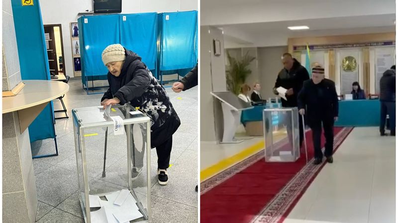 90-летняя жительница и 100-летний горожанин проголосовали на референдуме