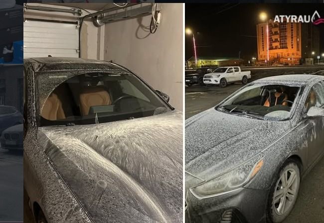 Необычный дождь напугал жителей Атырау