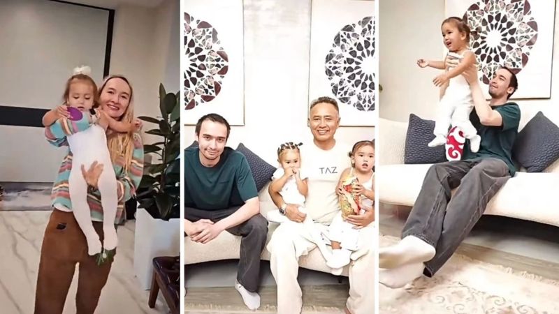 Дети Турсенгали Алагузова встретились с младшими дочерьми