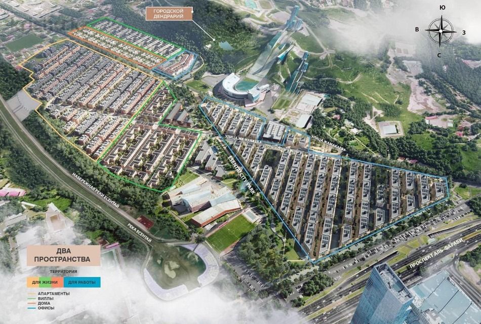 План ЖК Esentai City