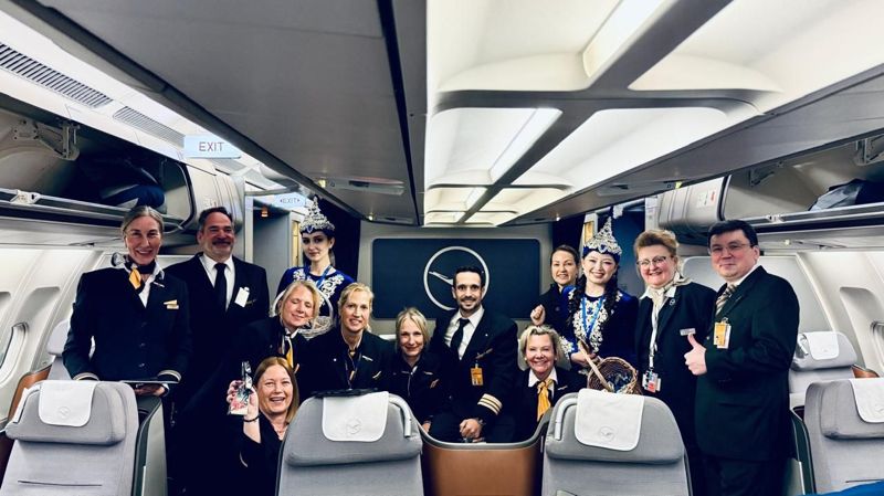 Lufthansa возобновила прямые рейсы из Алматы во Франкфурт-на-Майне 