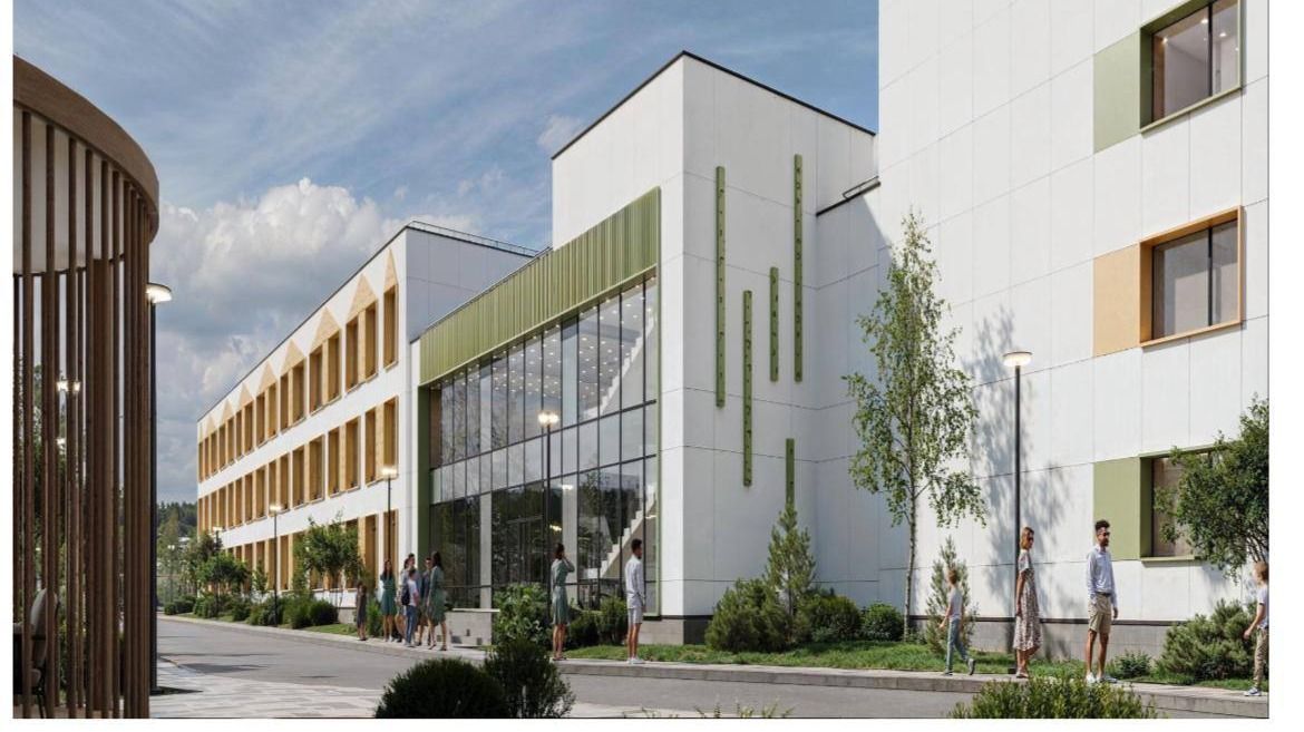 эскиз новых зданий