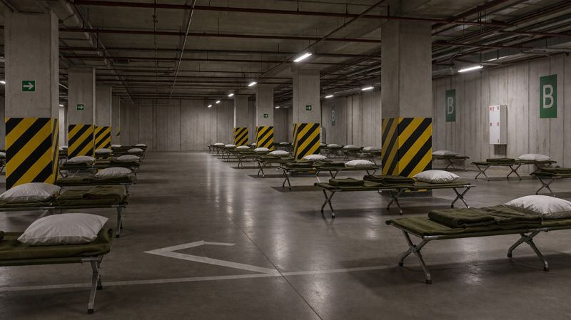 На подземных парковках смогут размещать укрытия в Казахстане 