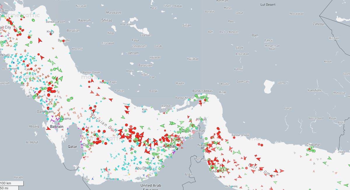Ормузский пролив, Персидский залив
