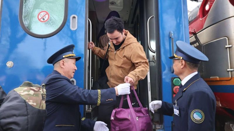 Из Астаны впервые запустили прямой поезд в Талдыкорган