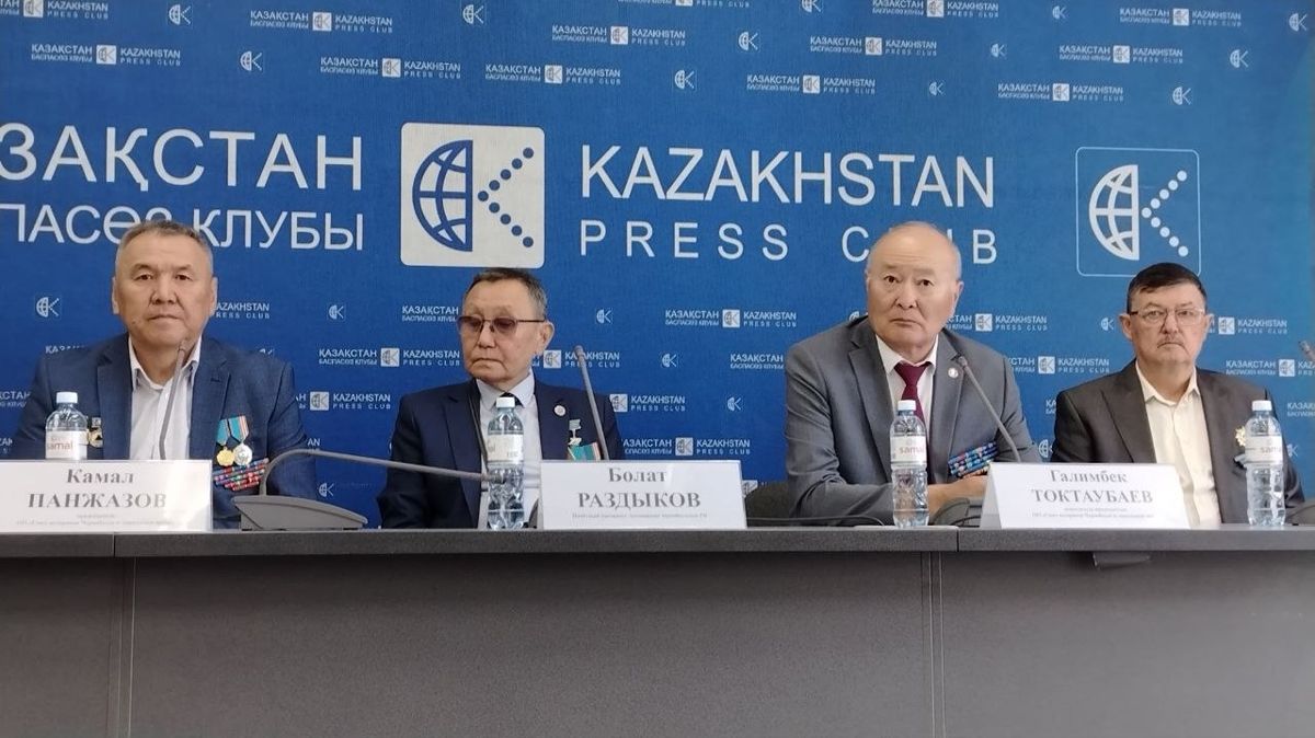 Чернобыльцы на пресс-конференции