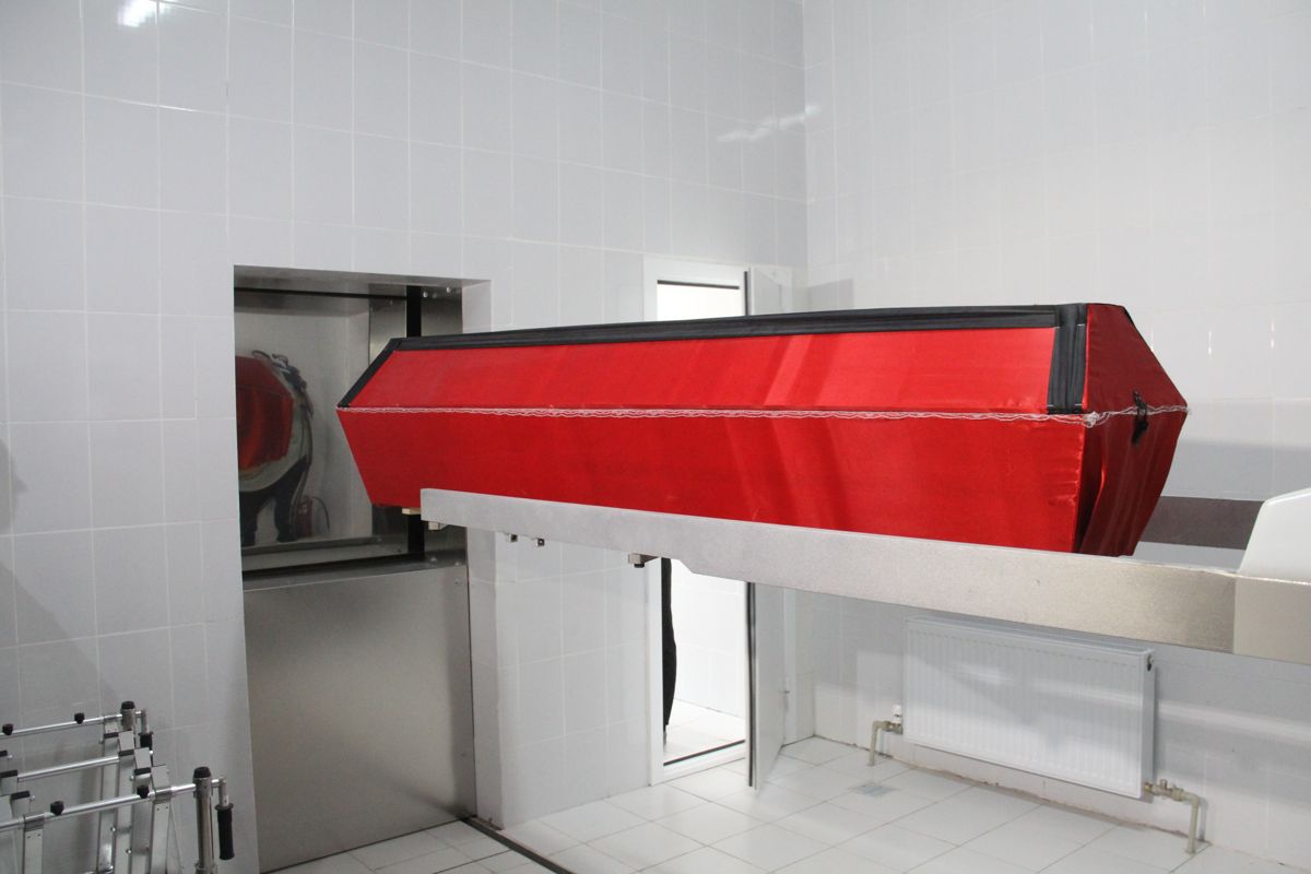 Гроб, крематорий