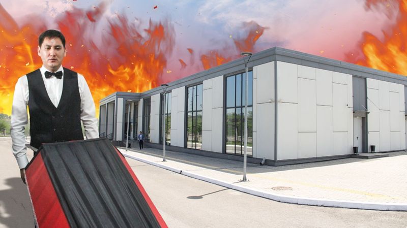 Коллаж, крематорий