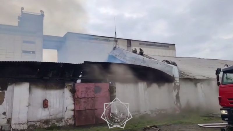 Крупный пожар потушили в посёлке Тобол Костанайской области