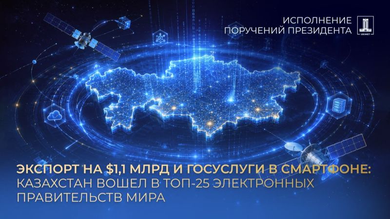 Казахстан вошел в топ-25 электронных правительств мира